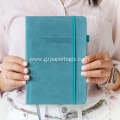 A5 Hardcover Leather Daily Expense Tracker for Home Management